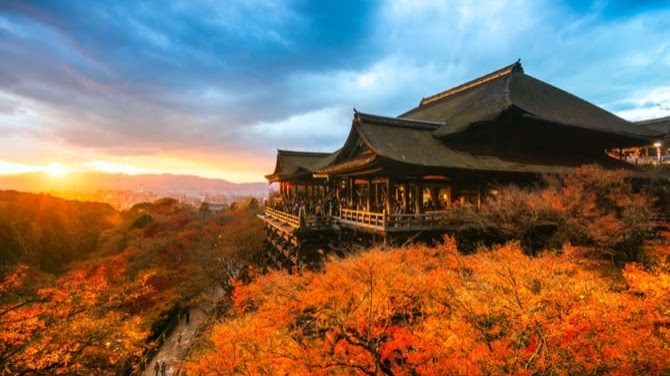 Temple Kiyomizu-dera à Kyoto